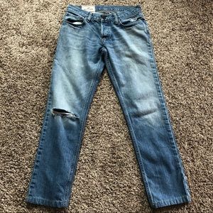 Hollister Ripped Light Wash Jeans